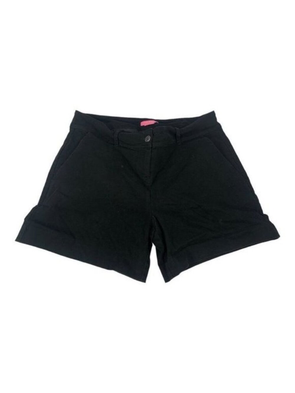 Isaac Mizrahi Black Womens Shorts Sz 12 Cotton Blend Casual Summer Vietnam